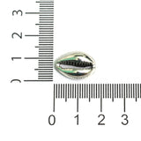 17x12mm German Silver Cowrie Beads