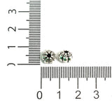 6mm German Silver Round Beads