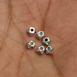 4mm German Silver Beads