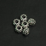 4x6mm German Silver Beads