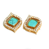 2 Pcs, 21x18mm AD Connectors Spacer Turquoise