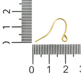 20 Pcs, 22mm Golden Earring Hooks