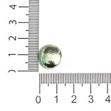 20 Pcs, 13mm Silver Disc Aluminium Beads