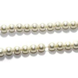 1 String, 8mm Shell Round Pearl Beads
