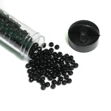 1200+Pcs, 8/0 Miyuki Black Beads
