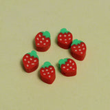 6x9mm Strawberry Polymer Clay Fimo Beads