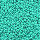 240 Pcs, 5mm Preciosa Seed Beads Opaque Turquoise
