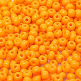 240 Pcs, 5mm Preciosa Seed Beads Opaque Orange