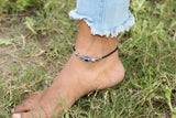 Anklet Handmade Beaded With Evil Eye Charms ( 2 Pcs. )