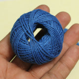 Cotton Thread Jewellery Making & Craft Work 0.5mm Blue