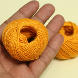 Cotton Thread Jewellery Making & Craft Work 0.5mm Light Yellow