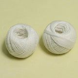 Cotton Thread Jewellery Making & Craft Work 0.5mm White