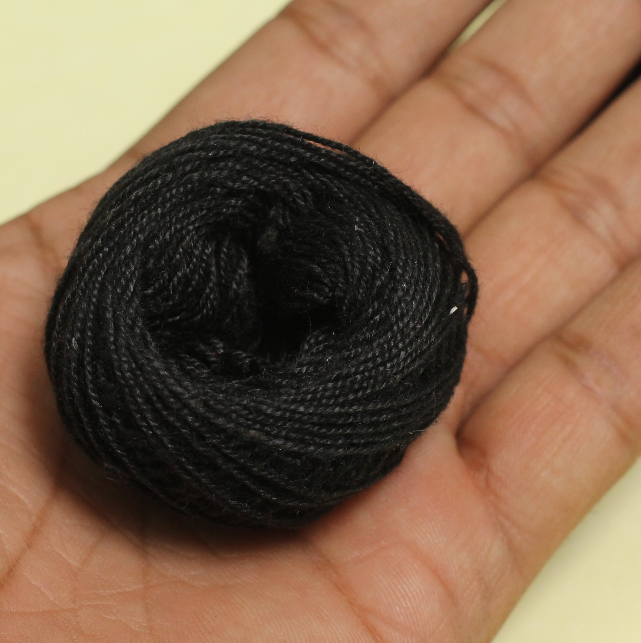 Cotton Thread Jewellery Making & Craft Work 0.5mm Black