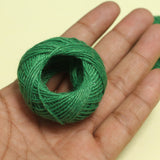Cotton Thread Jewellery Making & Craft Work 0.5mm Green