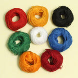 Cotton Thread Combo Jewellery Making & Craft Work 0.5mm Multi Color