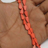 2 Strings, 9x5mm Semiprecious Howlite Drop Beads