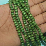 1400 Pcs,5x6mm Tyre Wooden Beads Green