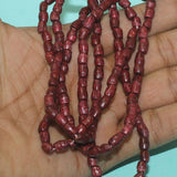 1500 Pcs,7x5mm Oval Wooden Beads Maroon